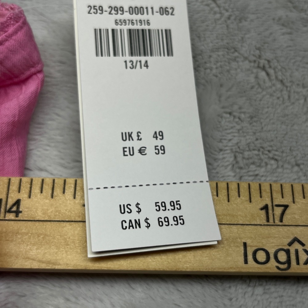 Abercrombie Kids Tiered Maxi Girls Dress 13/14 Pink Smocked Bow - Picture 3 of 13